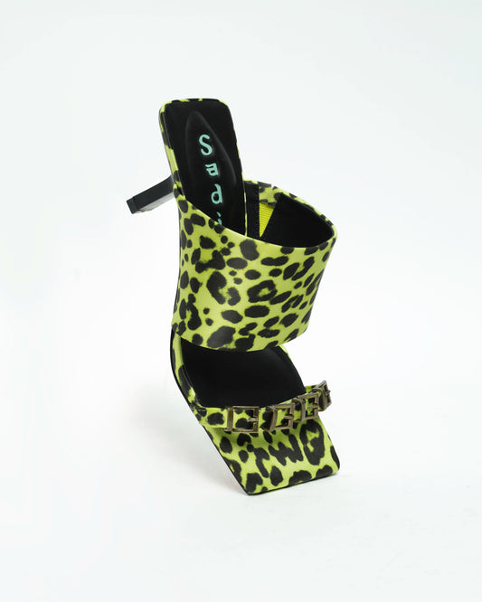YOOMII NEON GREEN LEOPARD