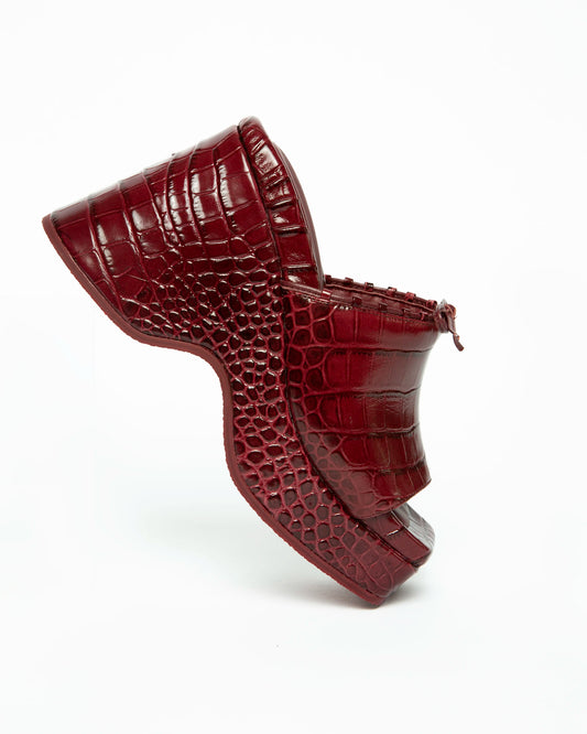 NEMO BURGUNDY CROC